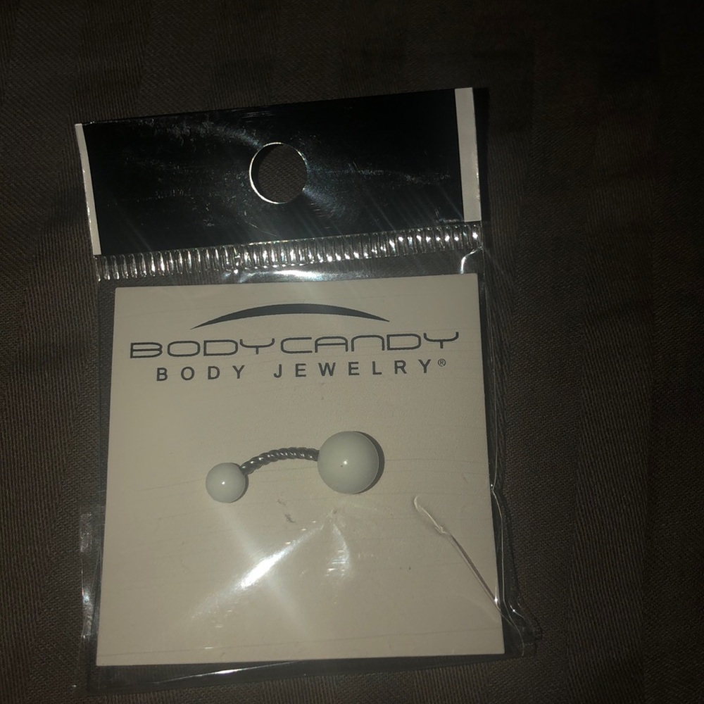 belly button ring ( glows in the dark )